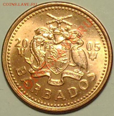 БАРБАДОС - 1 цент 2005 - до 26 апреля - 286