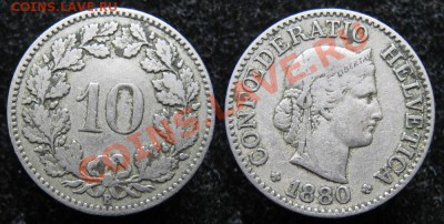 Швейцария 10 раппен 1880  до 27-04-13  22-00 - Швейцария 10 раппен 1880 208