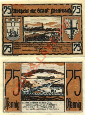 Германия 75 пфг. 1921г Медебах (Рейн-Вестфалия) 22.04.2013 в - File9804 копия