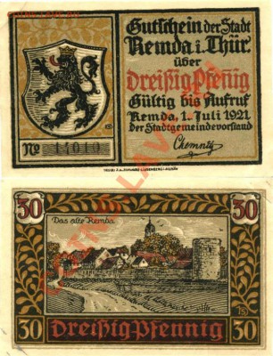 Германия 30 пфг.1921г Ремда (Тюрингия) 22.04.2013 в 22.00 МС - File9506 копия