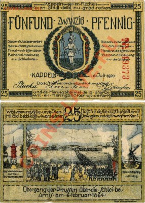 Германия 25 пфг.1920г Каппельн 22.04.2013 в 22.00 МСК - File9426 копия