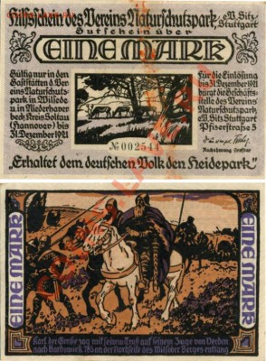 Германия 1 марка 1921г Округ Солтау 22.04.13 в 22-00 МСК - File6785