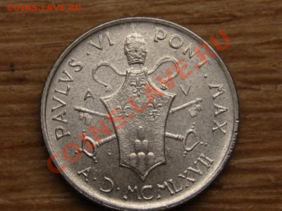 Ватикан 2 лиры 1967 до 25.04.13 в 21.00 М - IMG_1659