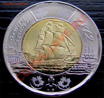 X58 Канада 2$ 2012 HMS Shannon UNC до 28.04 в 22°° - X58 2$ Canada 2012 HMS_2