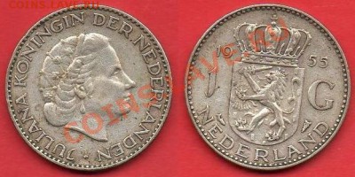 Нидерланды: Ag-720 гульден 1955 до 26.04.13, 22-00 - Нидерланды  гульден 1955.JPG
