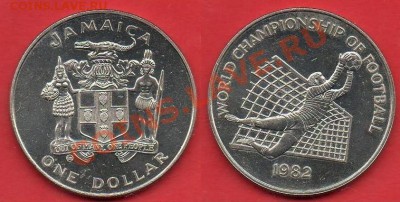 Ямайка: 1 доллар 1982 Футбол до 26.04.13 22-00 - Ямайка доллар 1982.JPG