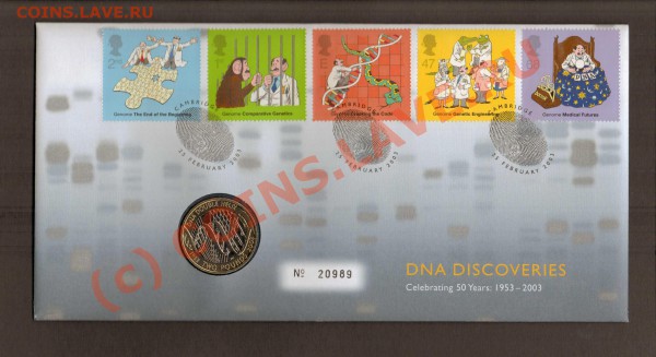 Буклеты с Британскими 2 фунтами биметалл, оценка, спрос - DNA
