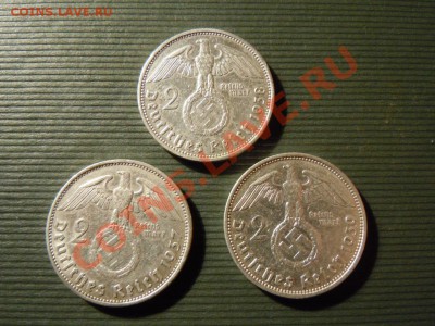 2 марки третьего рейха,3шт. 1937,38,39. до 25.04.13 в 22.22 - DSCN1696.JPG