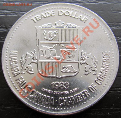 X65 Канада торговый доллар Niagara Falls 1983 29.04 в 22°° - X65 Trade Dollar Niagara_2
