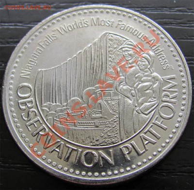 X65 Канада торговый доллар Niagara Falls 1983 29.04 в 22°° - X65 Trade Dollar Niagara_1