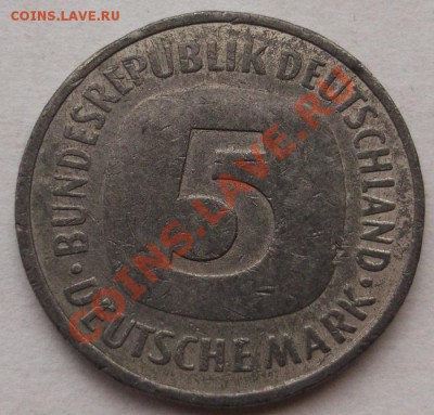 5 марок 1990 ФРГ фальшак для обращения - DSCF2696.JPG