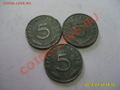 ГЕРМАНИЯ,ЦИНК:5 ПФЕННИГОВ 1940 Е + А + J !!до 25.04.2013 - S6000367.JPG