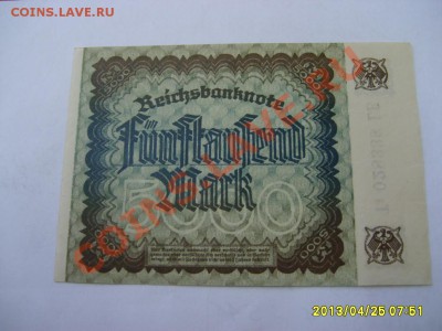 БЕРЛИН, 5000 МАРОК 1922 г, почти пресс!!до 26.04.2013 - S6000521.JPG