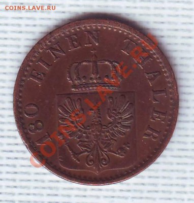 Пруссия.2 Пфеннига.1868.В. до 30 апреля - 1868.JPG