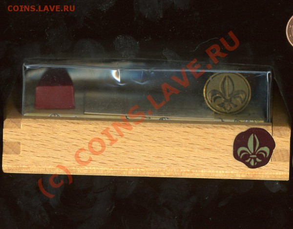 СУВЕНИР- Королевская ПЕЧАТЬ "Лилия",сургуч, ВЕРСАЛ - img1964