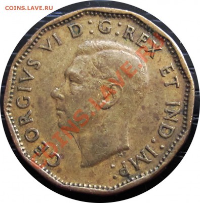 X73 Канада 5¢ 1943 Tombac George VI до 01.05 в 22°° - X73 Canada 5c Tombac 1943_1