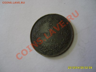 ИТАЛИЯ: 5 CENTESIMI 1861M !!до 26.04.2013 - S6000434.JPG