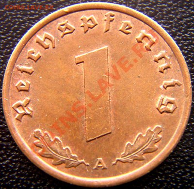 Германия (3 Рейх)_1 рейхспфенниг 1939(А); до 25.04_22.04мск - 5153