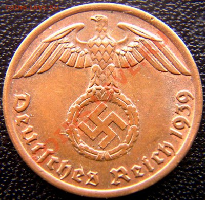 Германия (3 Рейх)_1 рейхспфенниг 1939(А); до 25.04_22.04мск - 5154