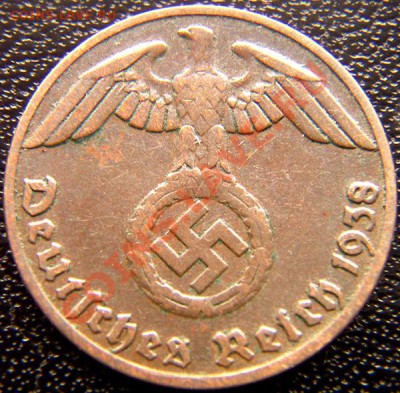 Германия (3 Рейх)_1 рейхспфенниг 1938(Е); до 25.04_22.08мск - 5158