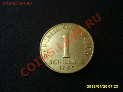 АВСТРИЯ: 1 ШИЛЛИНГ 1996 год ( цветы)!!до 26.04.2013 - S6000575.JPG