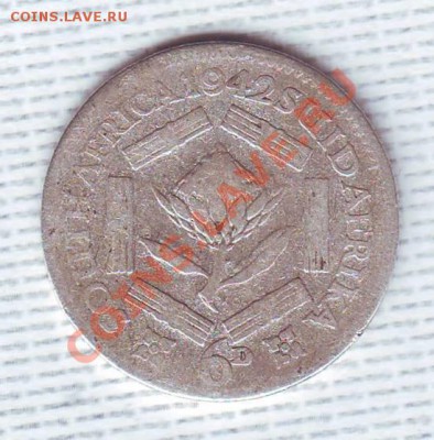 Ag.Ю.Африка.6 Пенсов.1942.Георг 6. до 1 Мая - 1942 георг 60001.JPG
