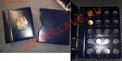 по 1750р за альбомПри покупке 2-х и более альбомов скидки!!! - Альбомы для монет Канады 25с и 1$.JPG