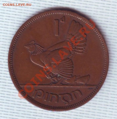 Ирландия.Пенни.Курица.1942. до 1 Мая - 1942 .JPG