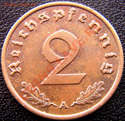Германия (3 Рейх)_2 рейхспфеннига 1937(А); до 26.04_22.04мск - 5149