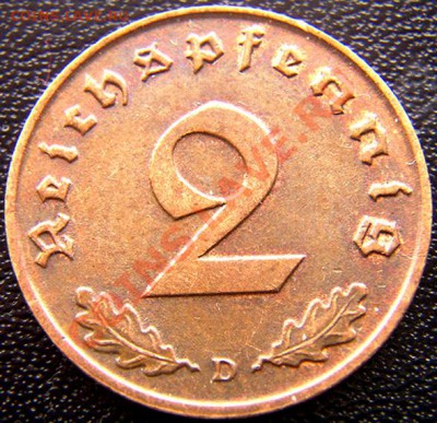 Германия (3 Рейх)_2 рейхспфеннига 1938(D); до 26.04_22.06мск - 5147