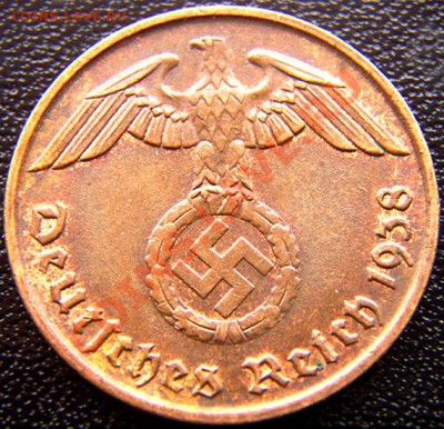 Германия (3 Рейх)_2 рейхспфеннига 1938(D); до 26.04_22.06мск - 5148