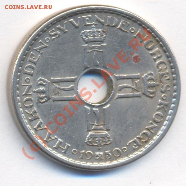Норвегия 1 крона.1950 г. До 5.12.09. 20-00 МСК. - 55