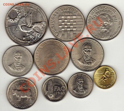 ПОРТУГАЛИЯ 10 ЮБИЛЕЙНЫХ МОНЕТ №1 ДО 02.05.13 В 22.00МСК - img201