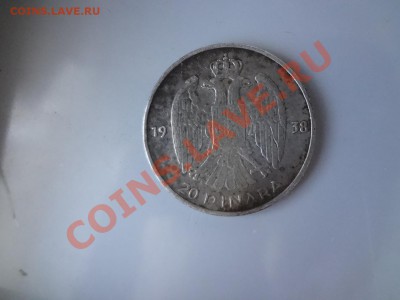 Ag! ЮГОСЛАВИЯ 20 ДИНАР 1938Г ДО 30.04.13г 22.00МСК - DSC03861.JPG