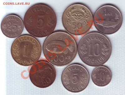 10 Монет Исландии.до 2 Мая - Исландия 10001.JPG
