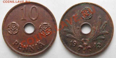 Финляндия 10 пенни 1942 до 02-05-13  22-00 - Финляндия 10 пенни 1942 г