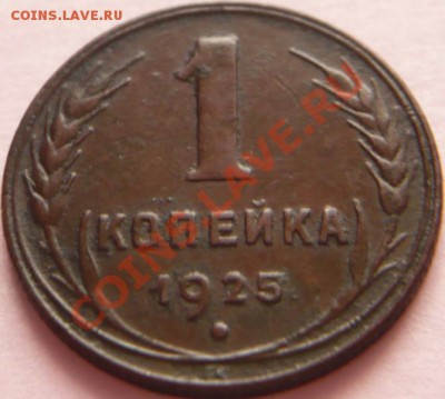 1коп. 1925г. оценка - P1240270.JPG