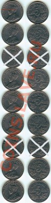 X52 ФИКС Канада 5¢ 1922-36 7 шт. до 03.05 в 22°° - X52 cANADA 5C_4