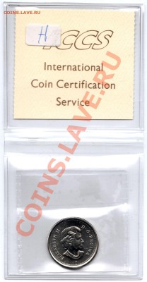 U91 Канада 25¢ 2004P сертифиц. ICCS MS-66 03.05 в 22°° - U91 25c 2004P MS-66 _2