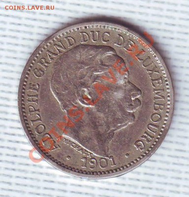 Люксембург.10 Сантимов.1901. до 3 мая - 1901.JPG