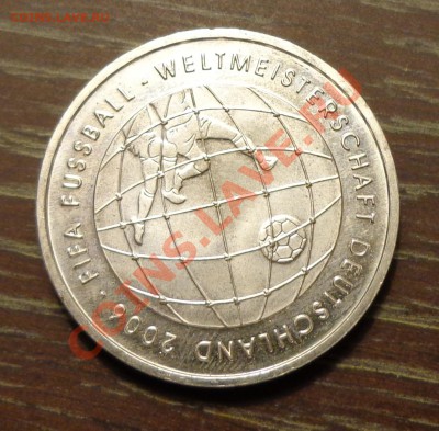 ГЕРМАНИЯ - 10 евро ЧМ по футболу 2006, до 4.05, 22.00 - ЧМ по футболу 2006 - 2 (2005)