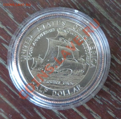 США - ХАЛФ с КОЛУМБОМ 1992 АЦ!! до 4.05, 22.00 - полдоллара колумб 1