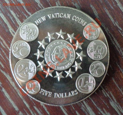 ЛИБЕРИЯ редкие 5 долларов МОНЕТЫ ВАТИКАНА до 4.05, 22.00 - либерия - монеты ватикана -2