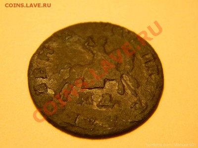 Петровская копейка 1709г.(уставшая), окончание 29.04.2013 - mosika_1
