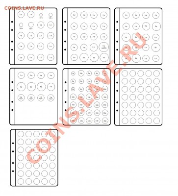 Альбом для монет на заказ - Альбом