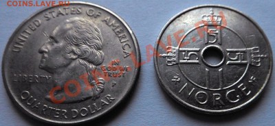 Квотер 1999г 1крона 2006г норвегия! - DSCN1372