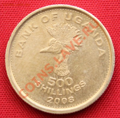 УГАНДА 500 шиллингов 2008г.СТРАУСИХА до 5.05.13г.в 22-00 - IMG_6209.JPG