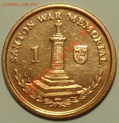 ОСТРОВ МЭН - 1 пенни 2004 - Мемориал Сэнтон - до 5 мая - 599