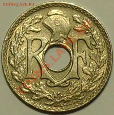 ФРАНЦИЯ - 5 сантимов 1925 - до 5 мая - 620