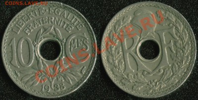 Старая Франция 10 сантим 1938 до 22:00мск 05.05.13 - 10-1938